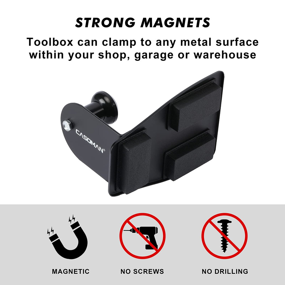 CASOMAN 12-inch tray holding wrenches and sockets, fast access benefit