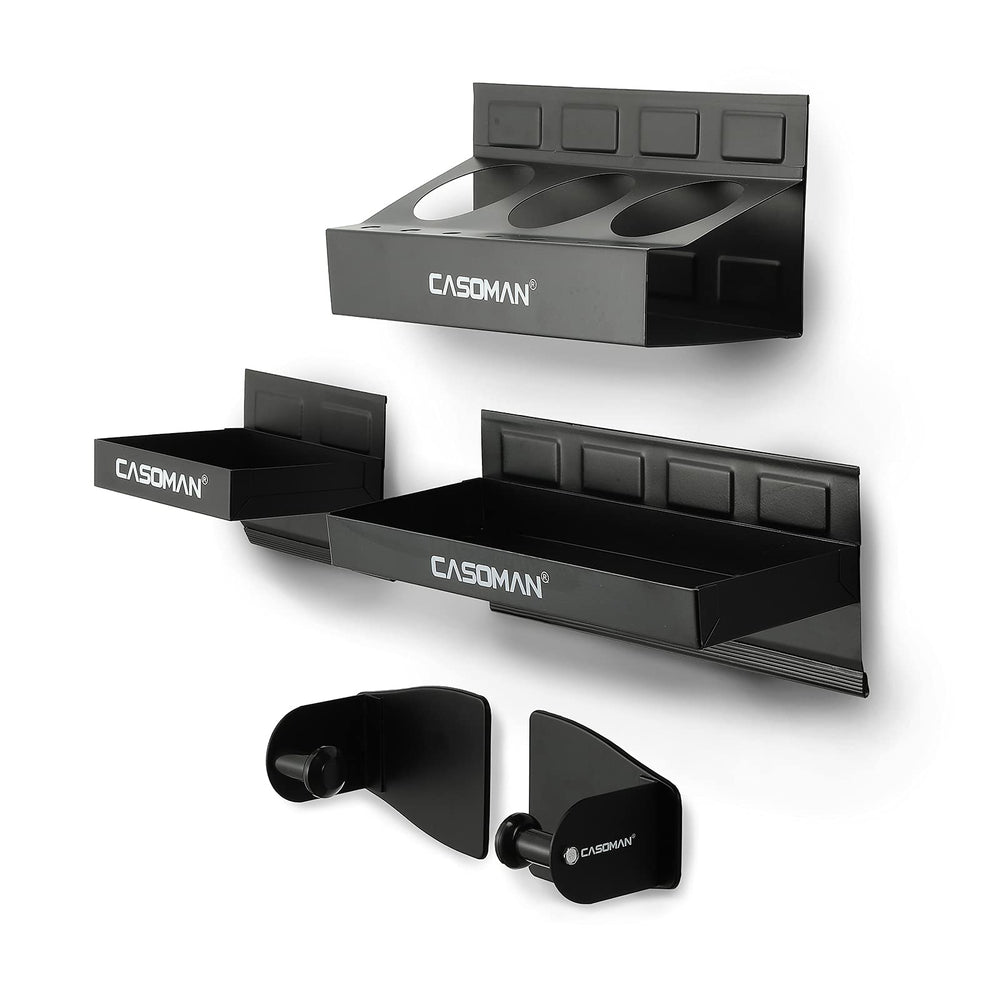 CASOMAN front view of full 4-piece set, organized workspace benefit