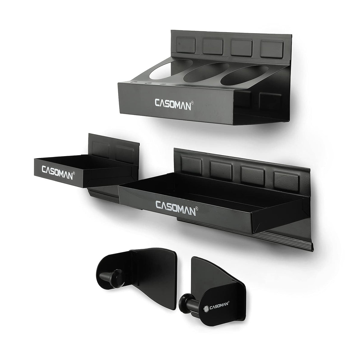 CASOMAN front view of full 4-piece set, organized workspace benefit