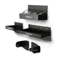 CASOMAN front view of full 4-piece set, organized workspace benefit