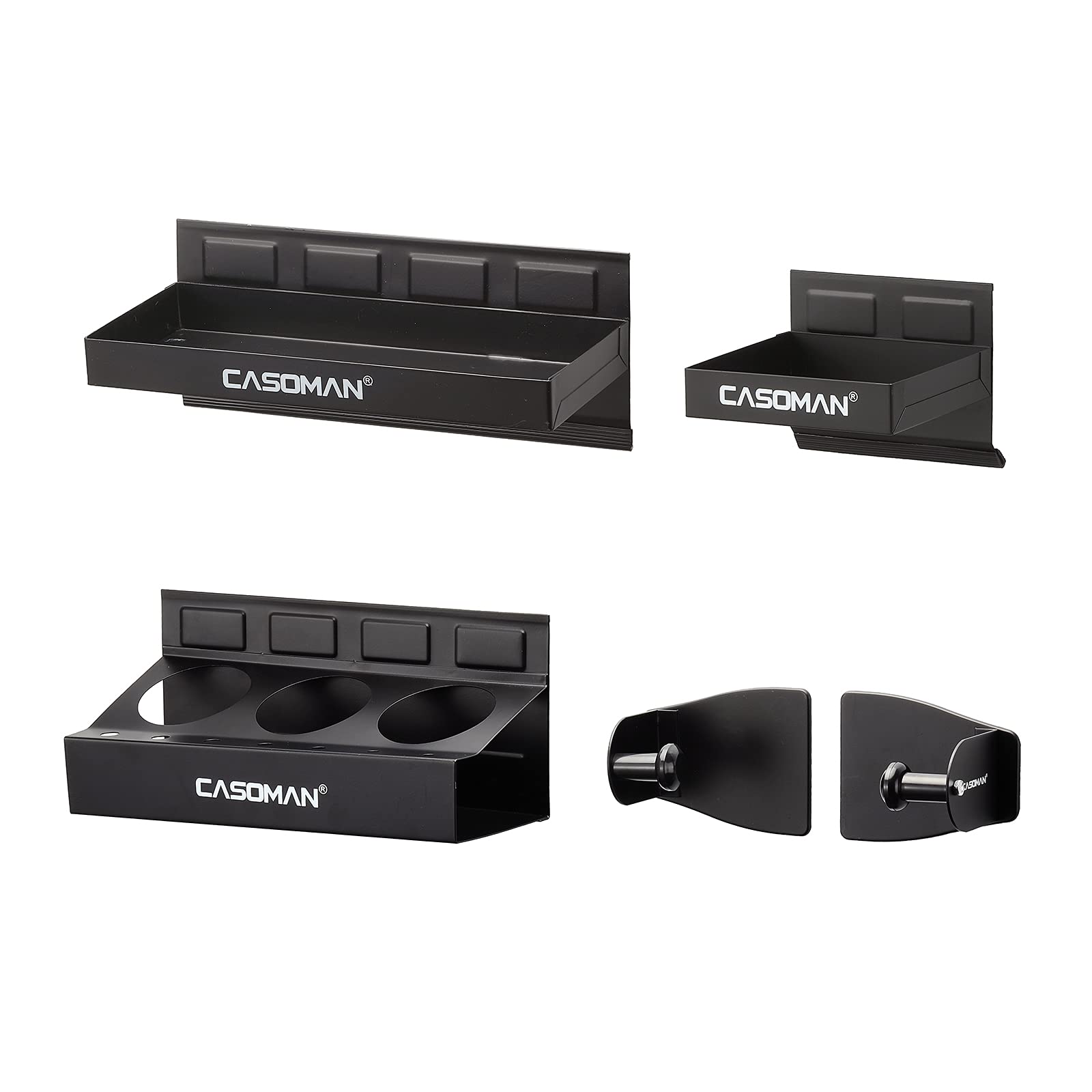 CASOMAN mounted on garage tool chest in workshop, tidy professional benefit