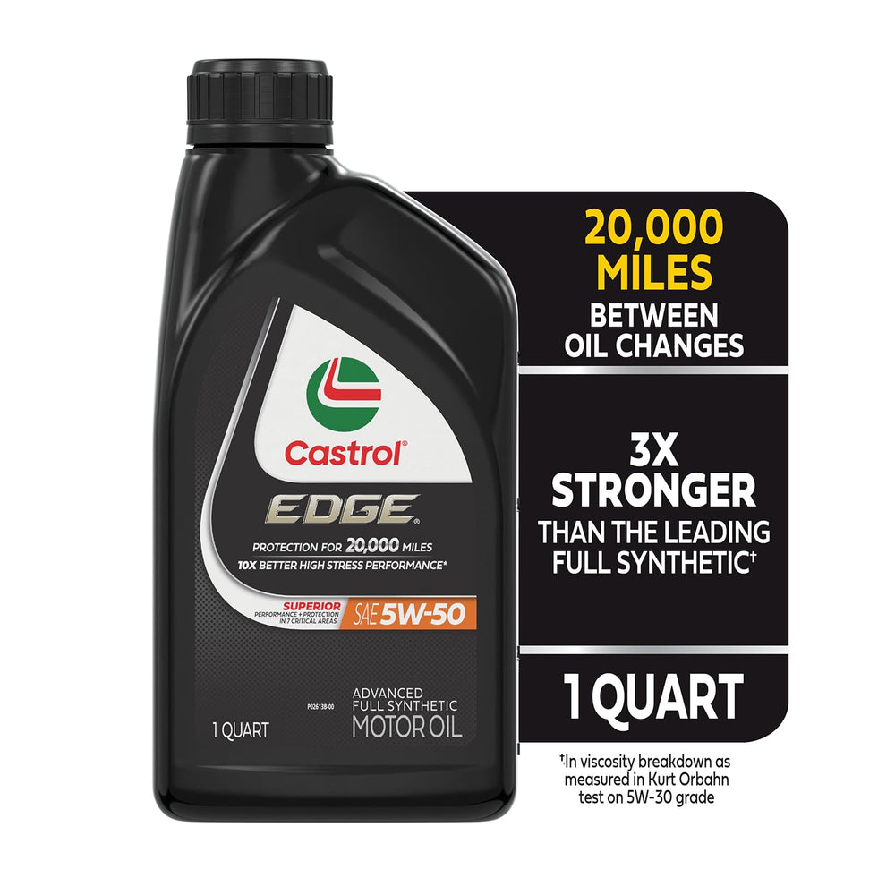 Castrol EDGE label details listing specifications and approvals clearly