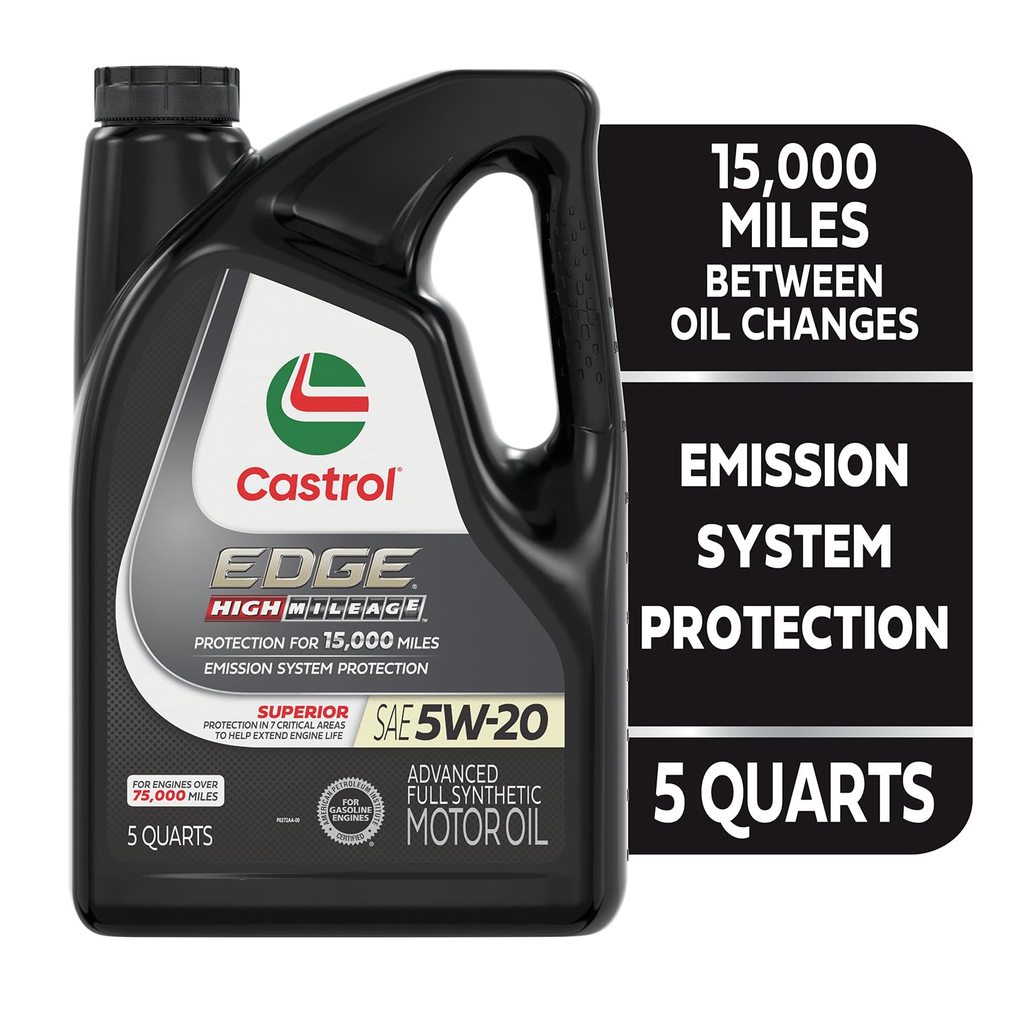 Castrol EDGE pouring to show smooth synthetic texture and clean flow