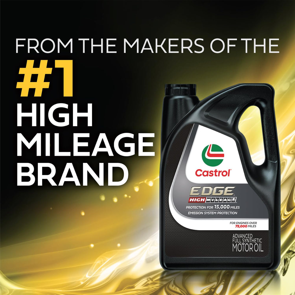 Viscosity demonstration of Castrol EDGE 5W-20 flowing at cold start
