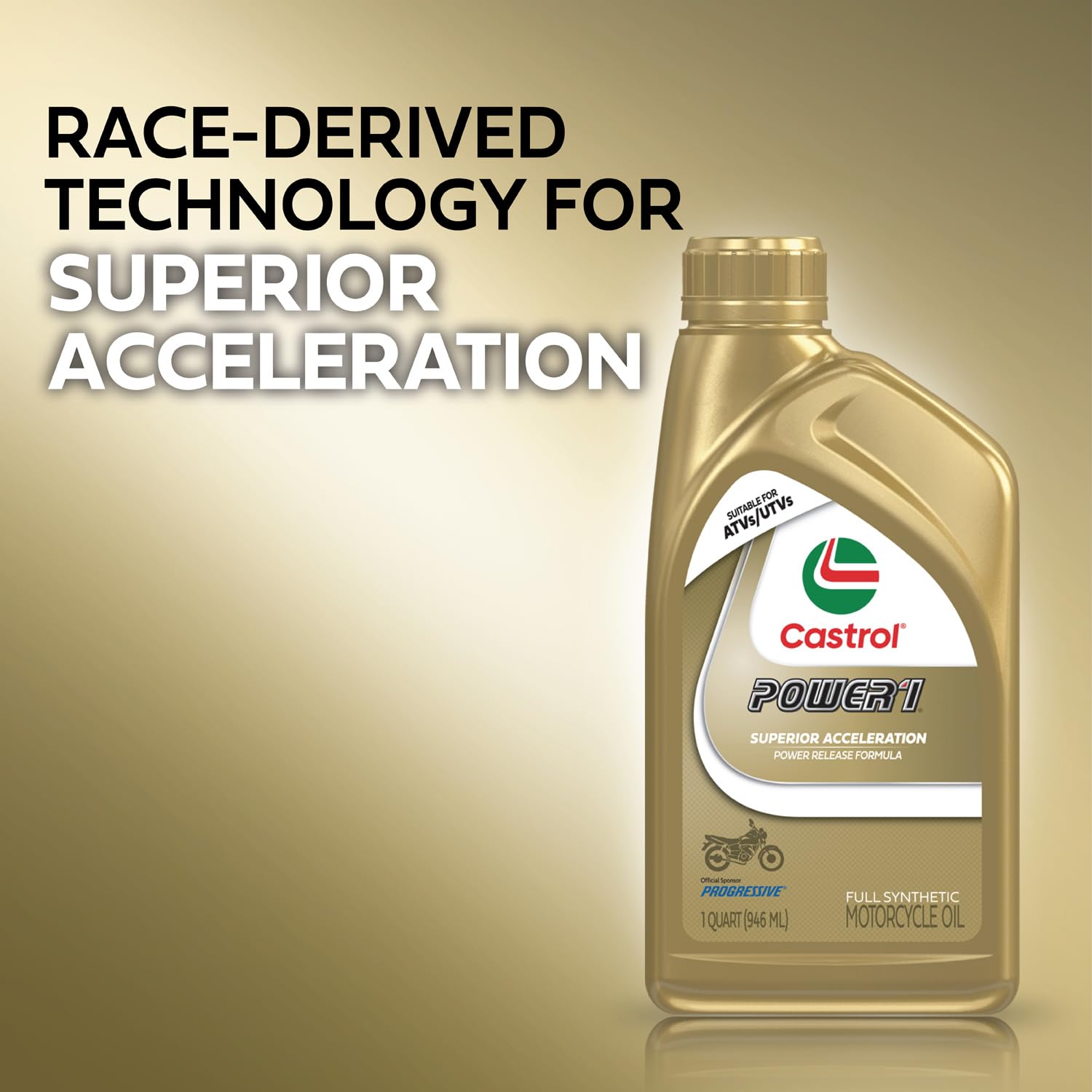Castrol Power1 six-pack bottles grouped for value and convenient storage