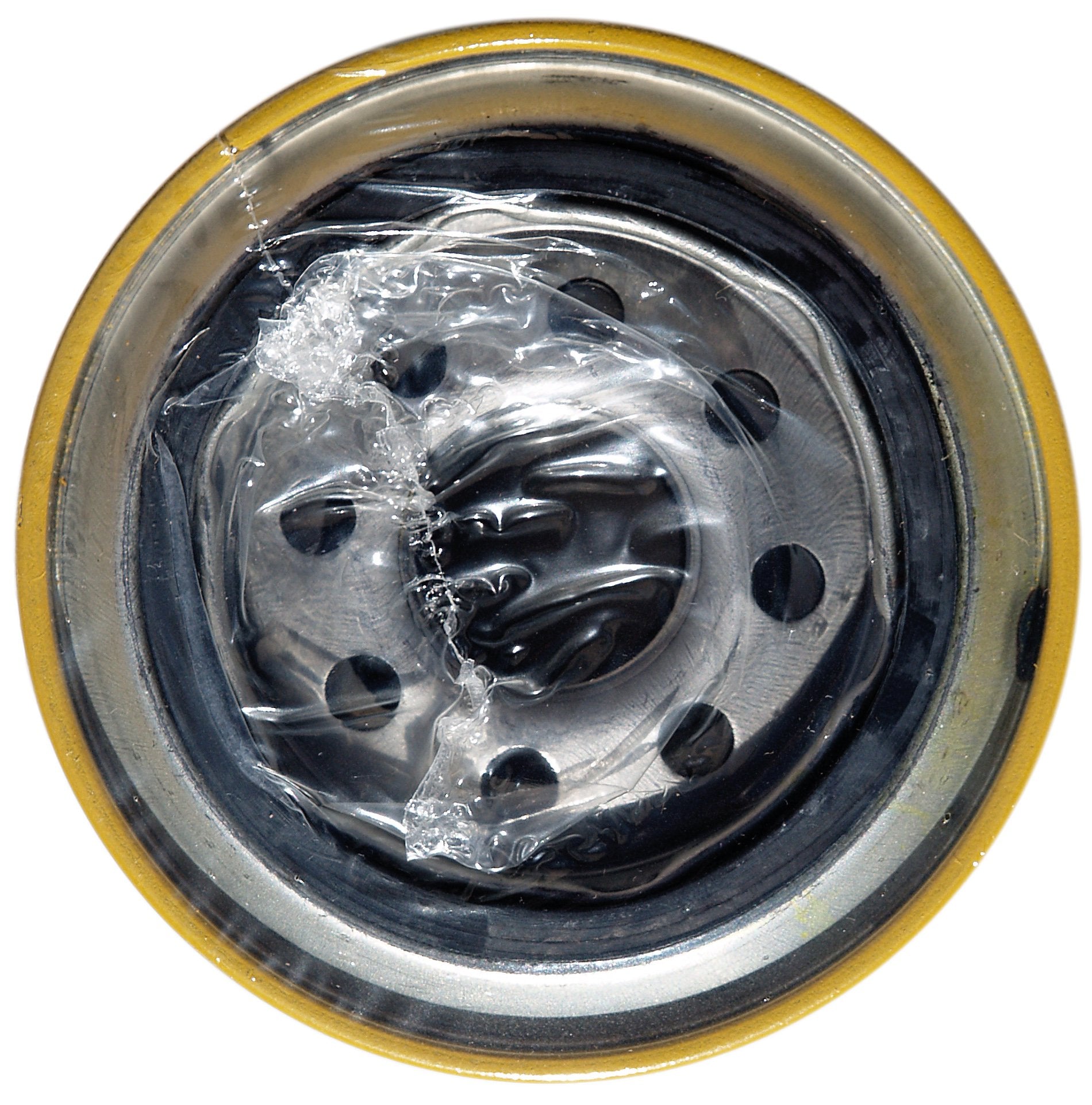 CAT 175-2949 mounted on an engine demonstrating correct installation and protected fuel system