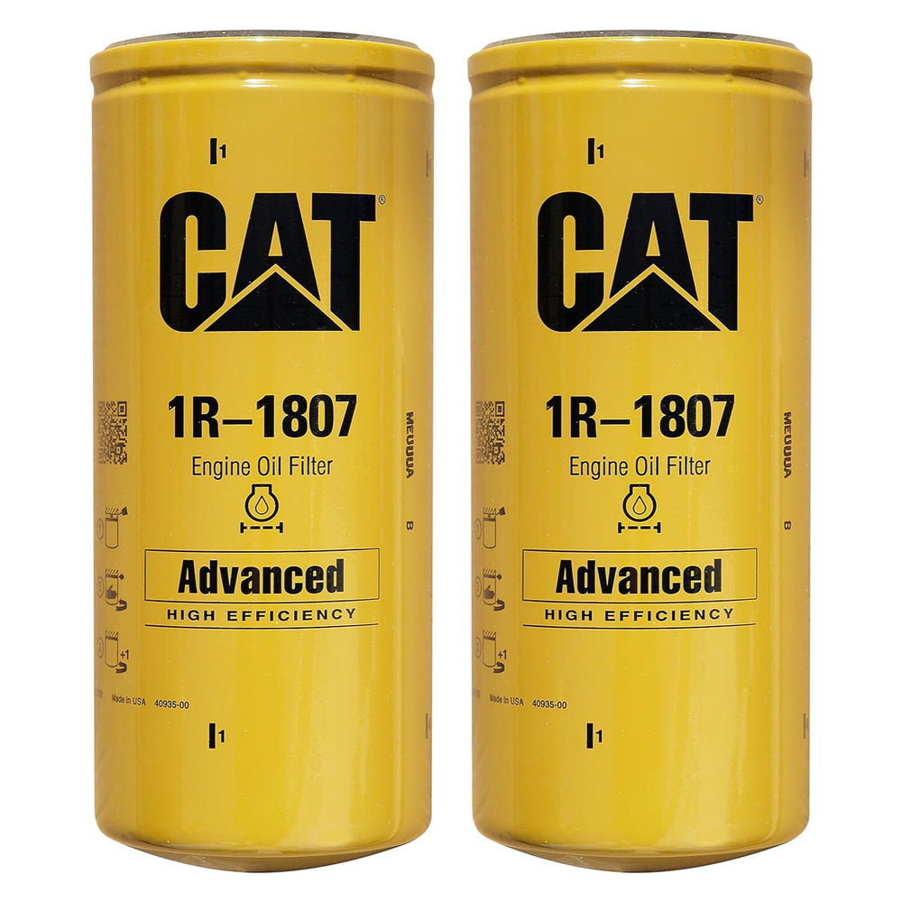 CAT 1R-1807 front view showing label and brand for correct part identification and trust