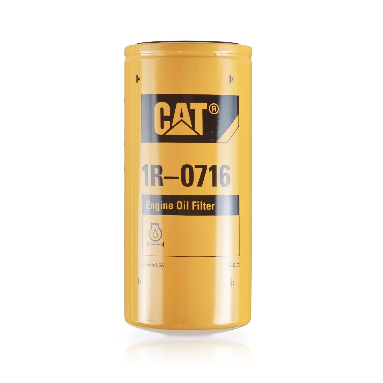 CAT 1R0716 front packaging showing model label and OEM part clarity for correct replacement