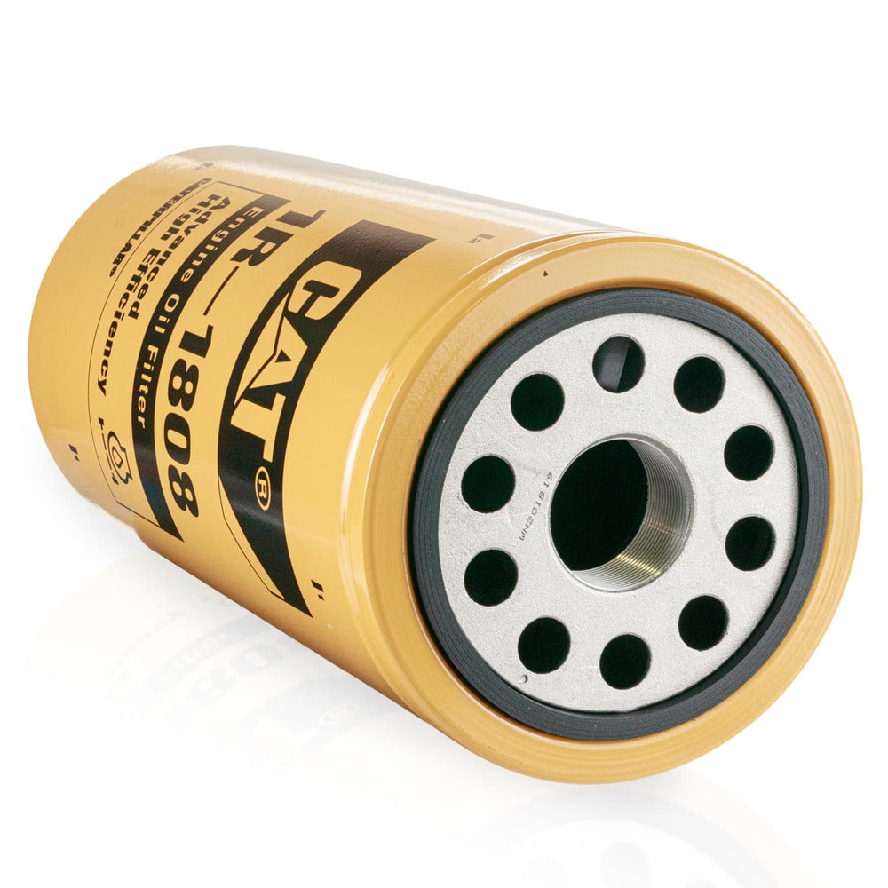 CAT 1R1808 close-up of filter media and pleats for improved particle capture