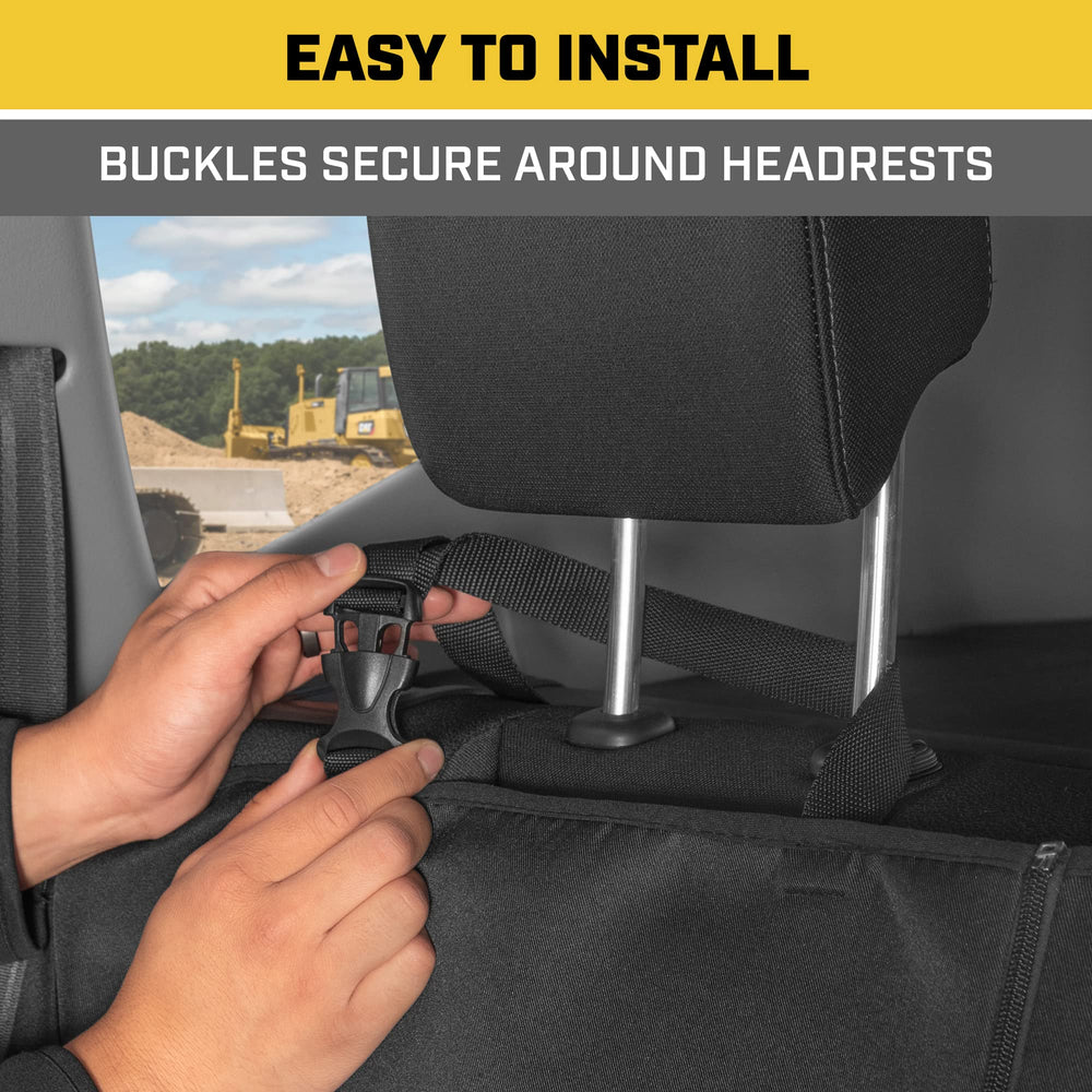 CAT installed in compact SUV interior protecting rear bench
