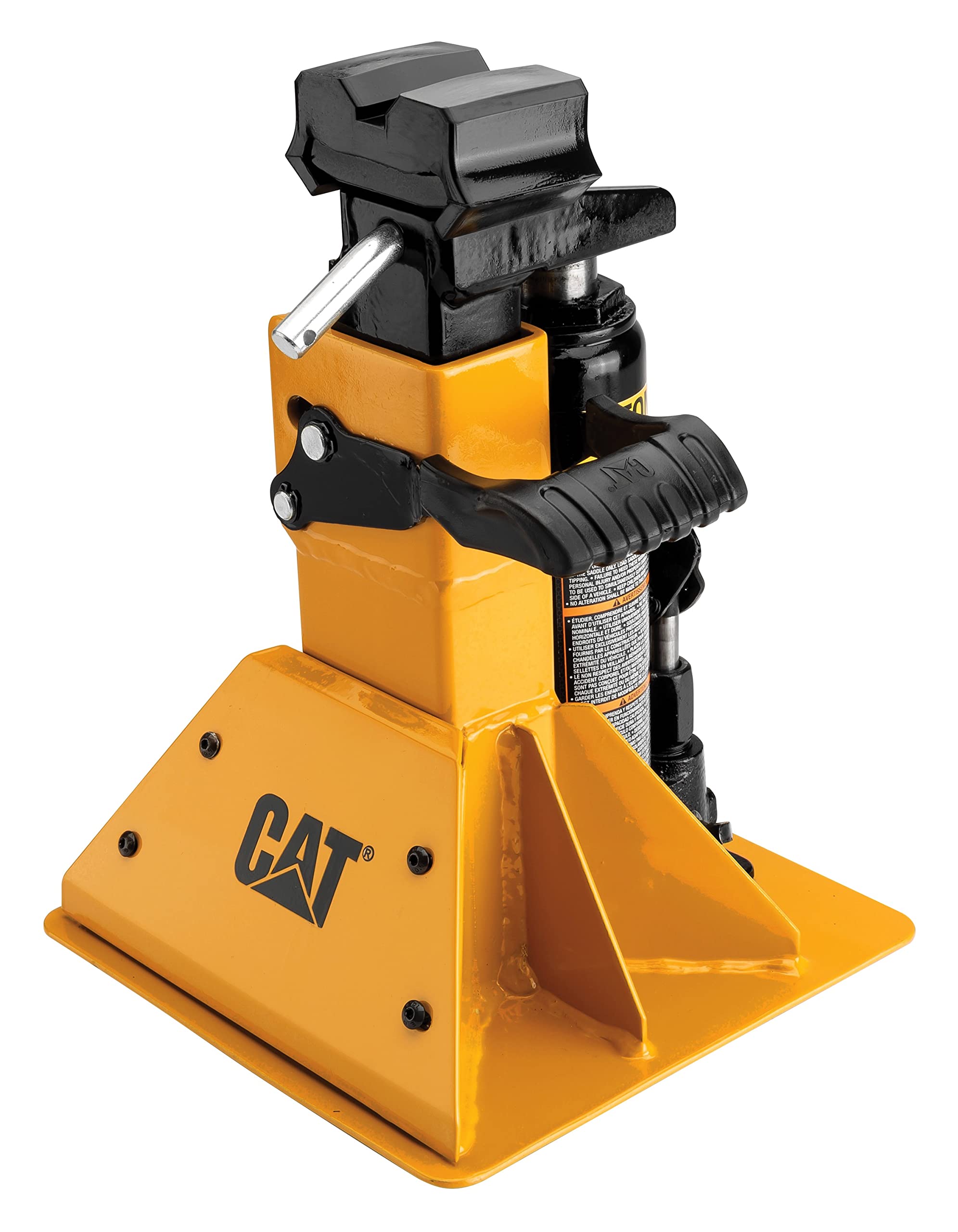 CAT side profile showing handle and compact footprint for easier storage and transport
