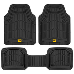CAT ToughRide front mat top view showing deep-dish capture and protection