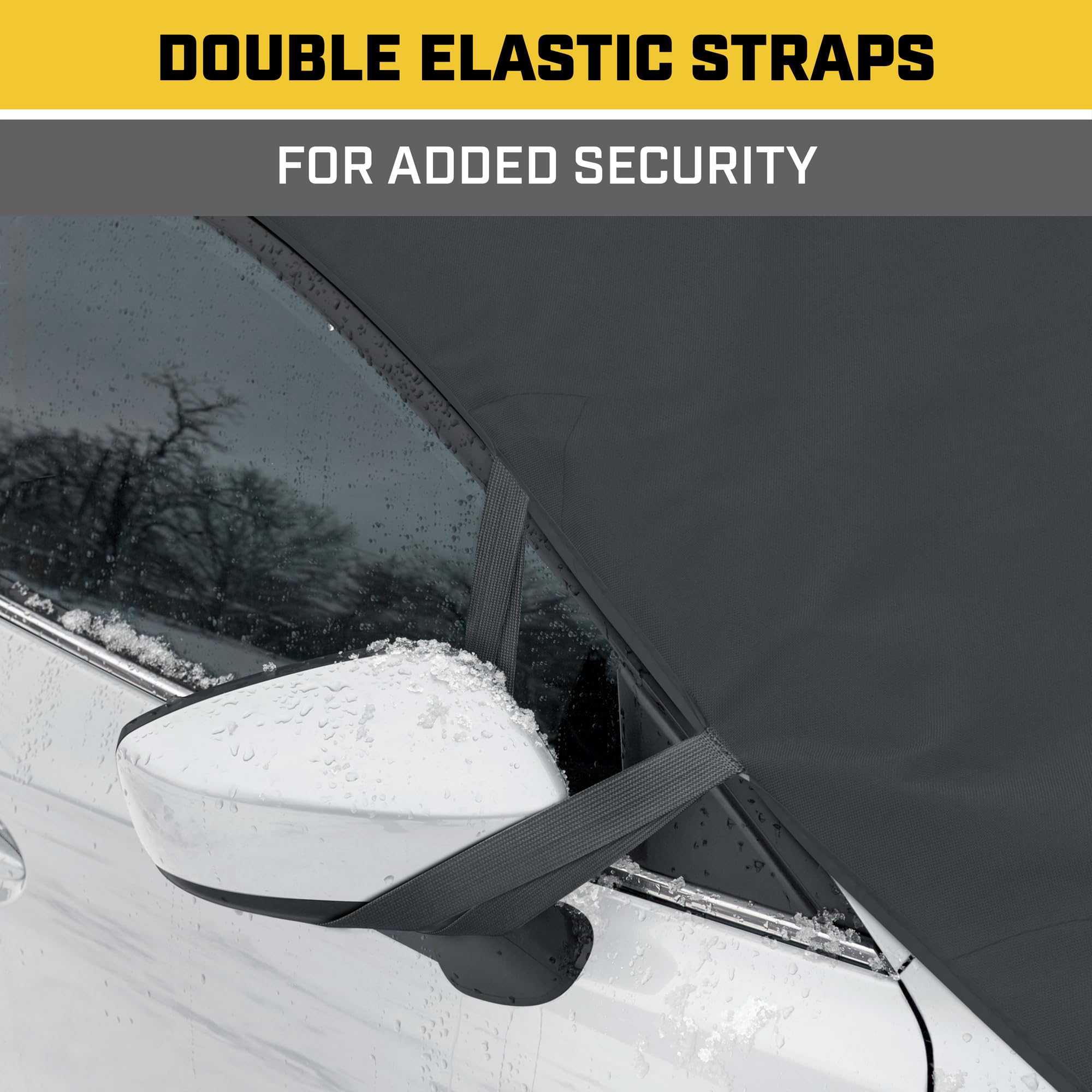 CAT folded cover in storage pouch showing compact portability and neat storage