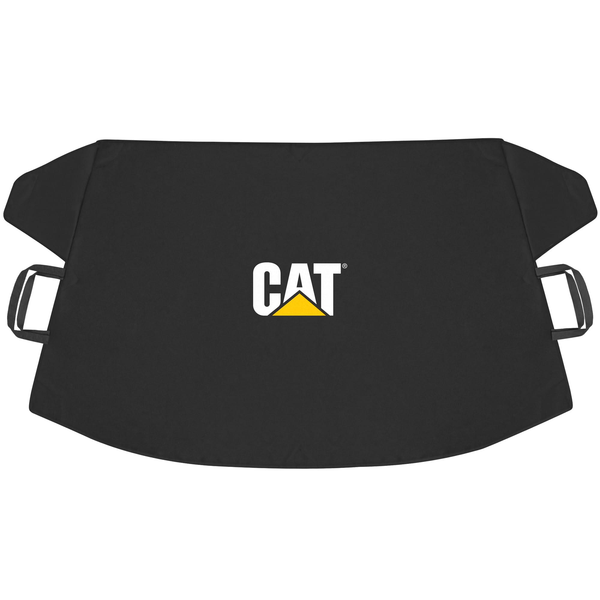 CAT front view of windshield cover showing full coverage and easy removal benefit