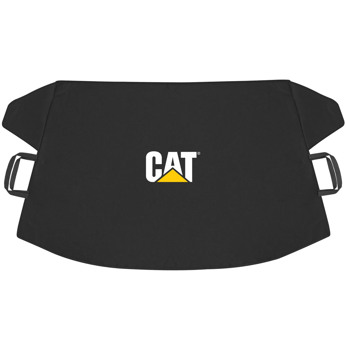 CAT front view of windshield cover showing full coverage and easy removal benefit