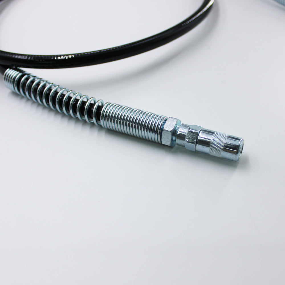 Cawla grease hose beside ruler showing precise 48-inch length