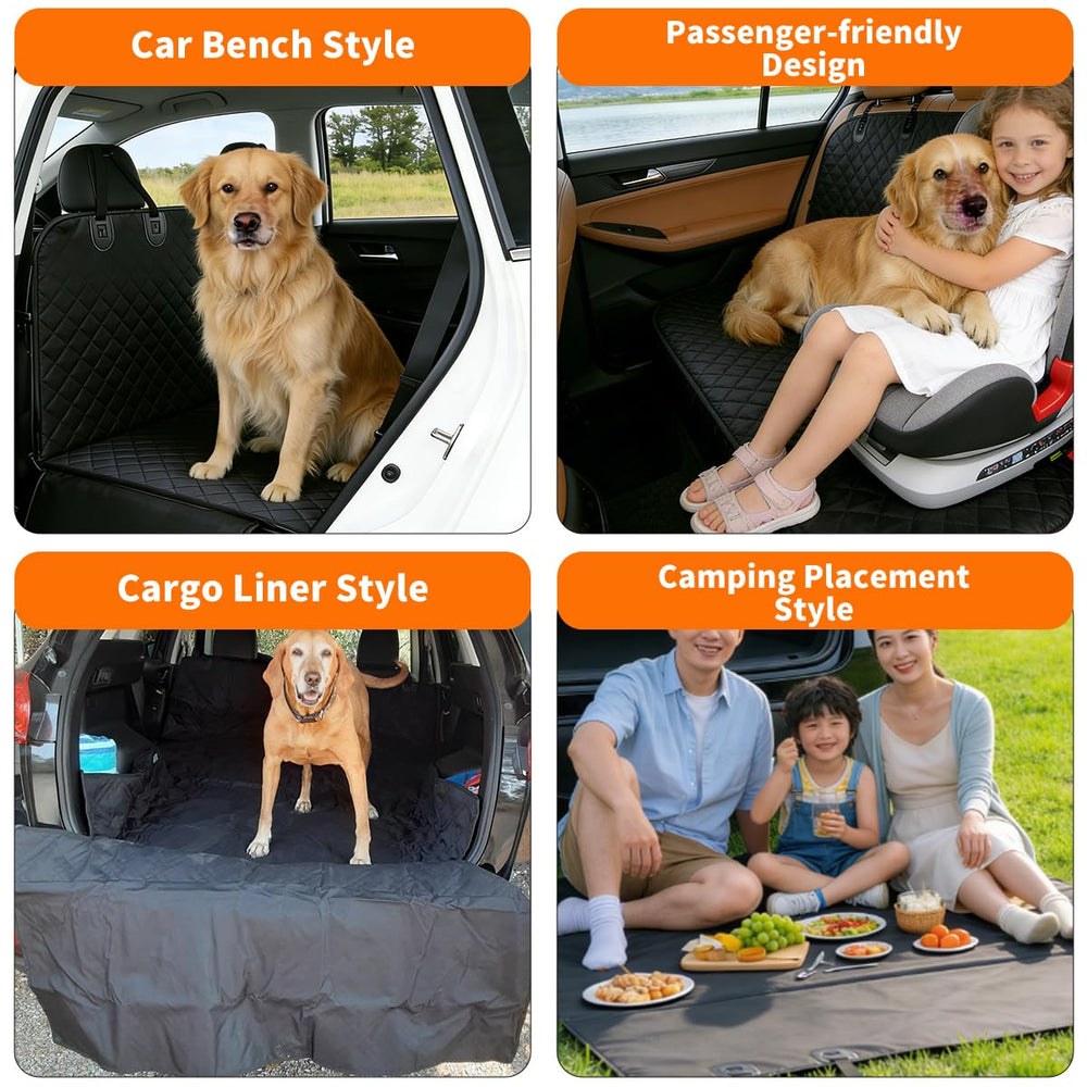 CBBPET side flap access revealing seatbelt and child lock convenience benefit