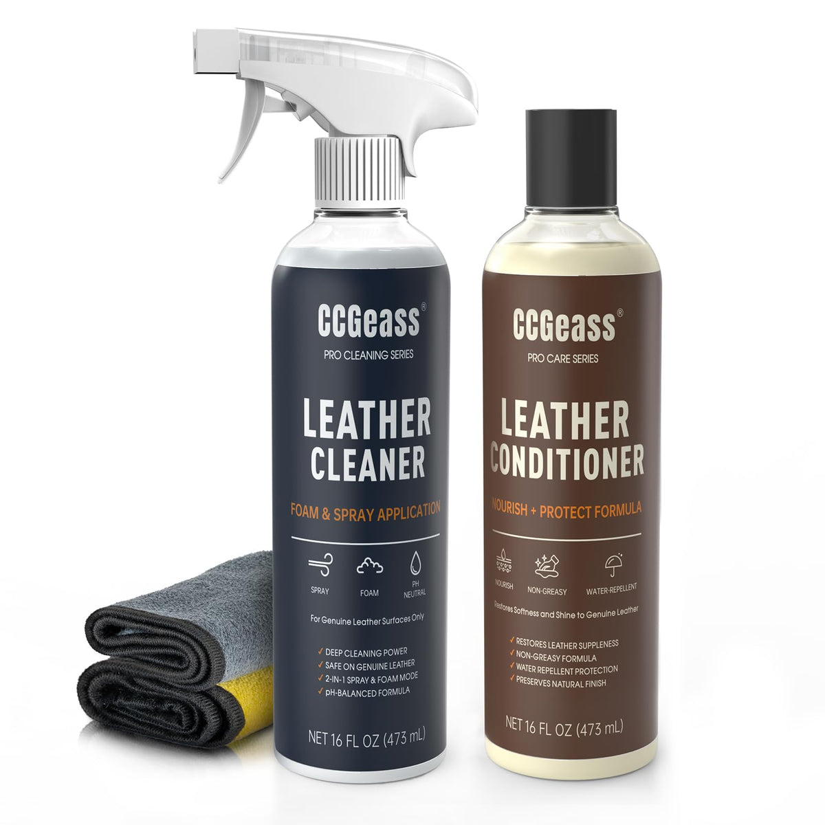 CCGeass front packaging showing kit benefits and neat bottles