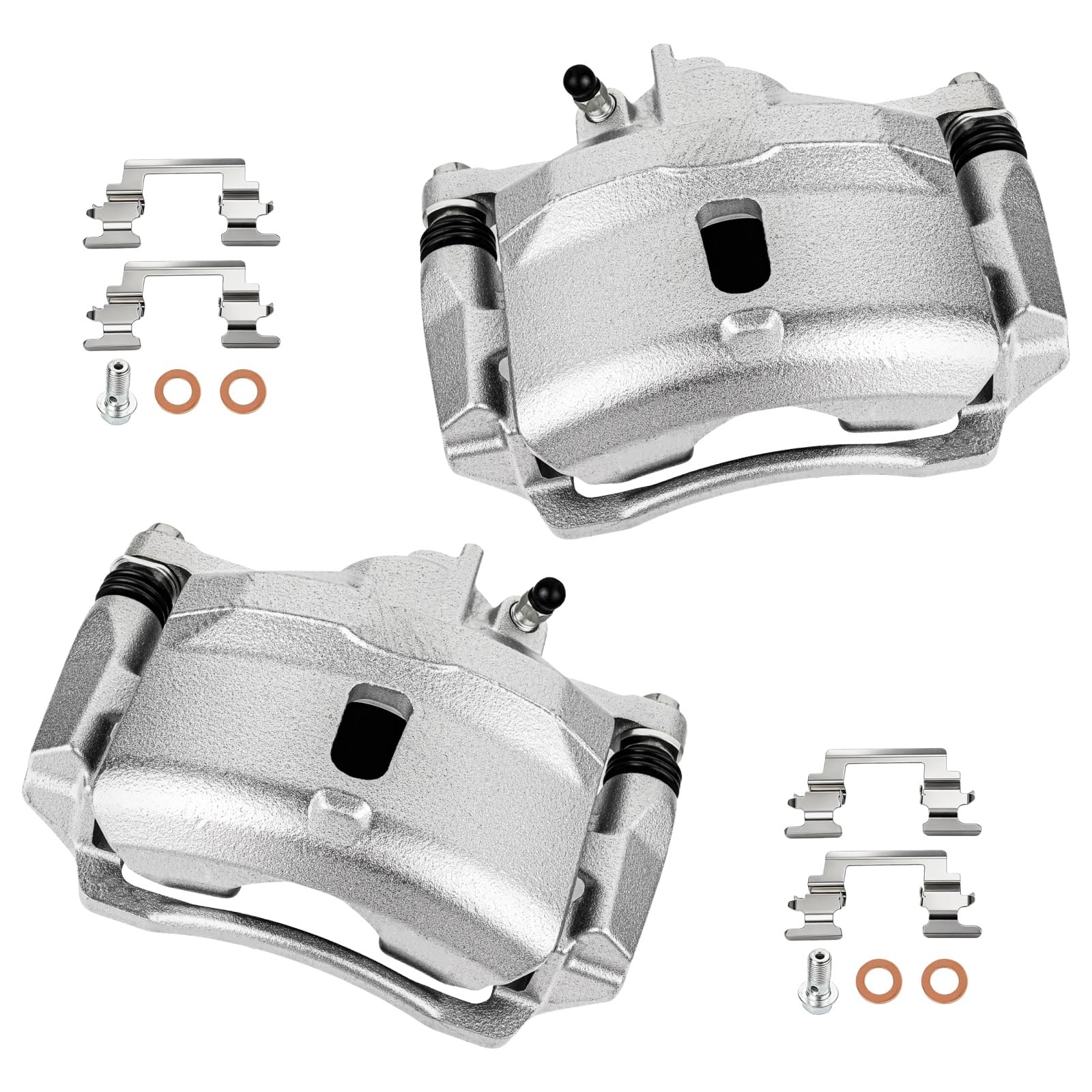 cciyu front caliper pair front view showing direct-fit design and reliability