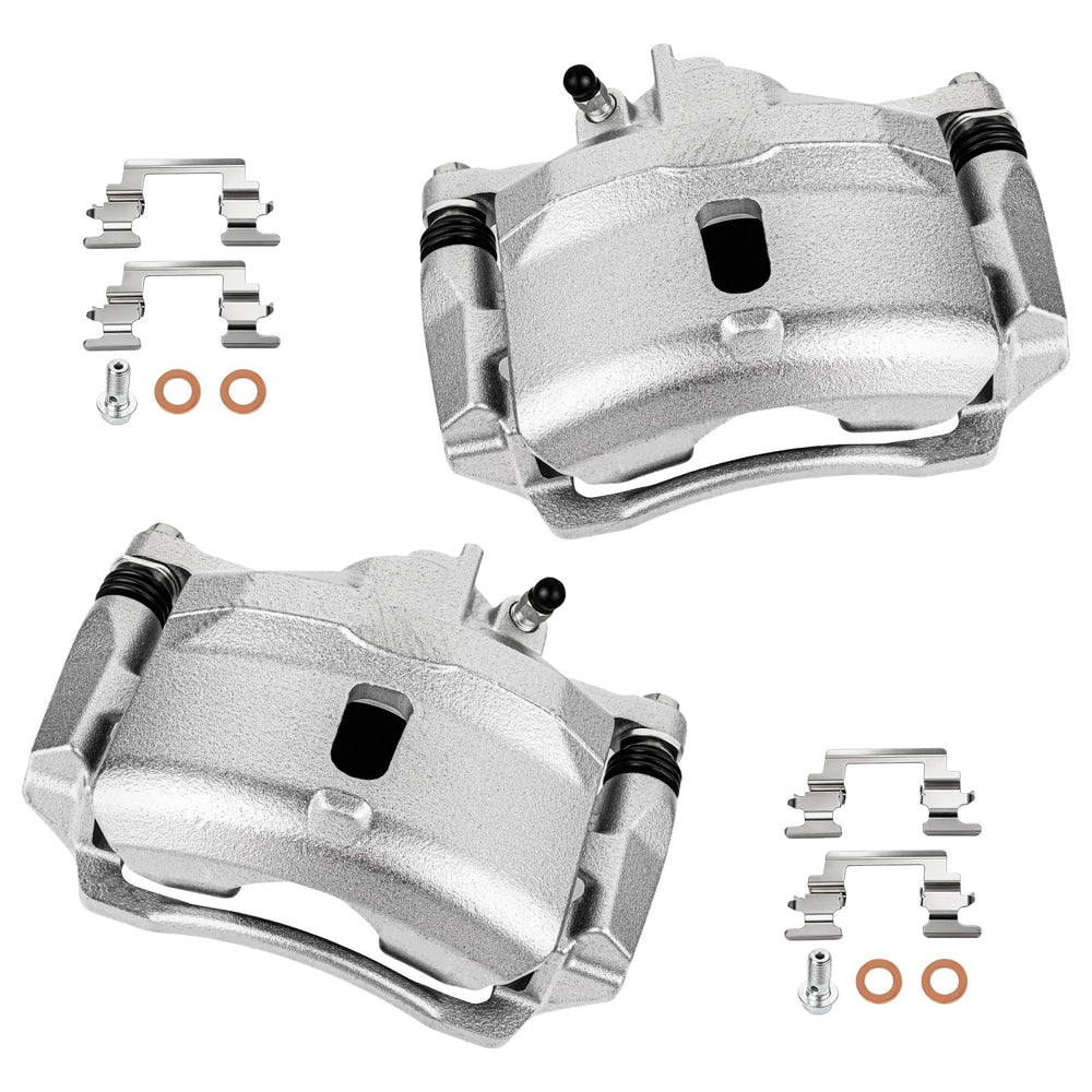 cciyu front caliper pair front view showing direct-fit design and reliability