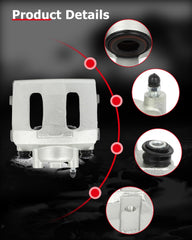cci yu caliper mounted on wheel hub demonstrating direct-fit installation