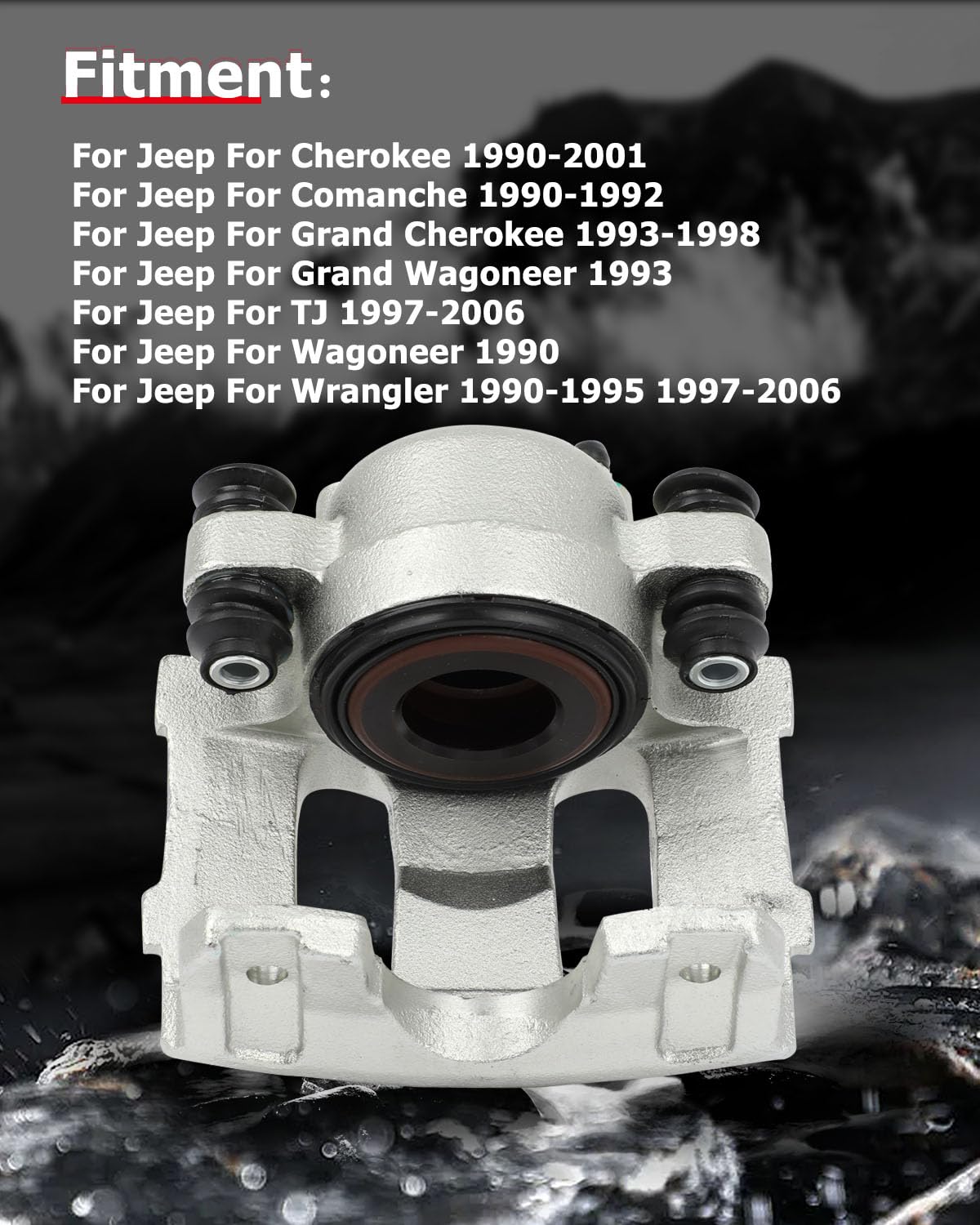 cci yu caliper piston and seal closeup highlighting leak-resistant design