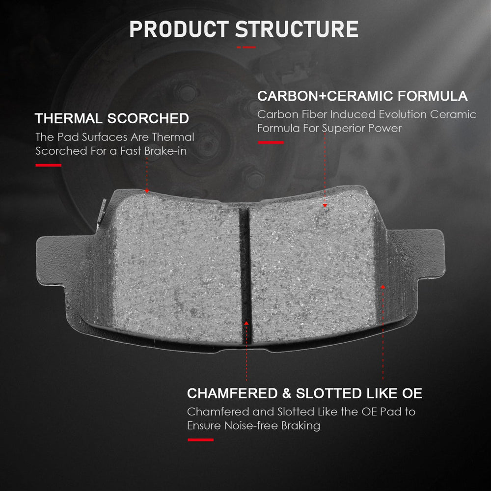cciyu ceramic pad close-up surface highlighting smooth compound for reduced dust production