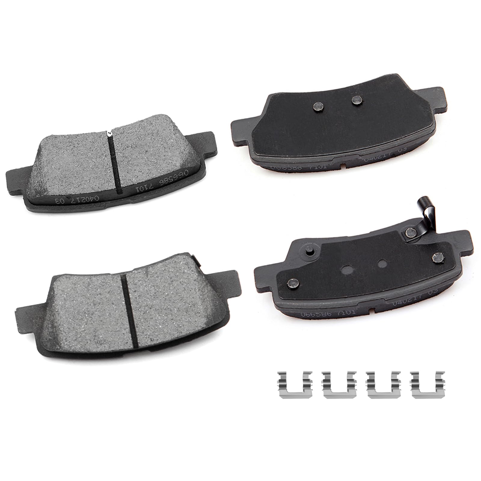 cciyu front packaging showing brake pad set and model info for easy identification and fitment