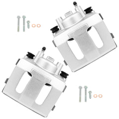cci yu front calipers pair front view showing fit and balanced braking
