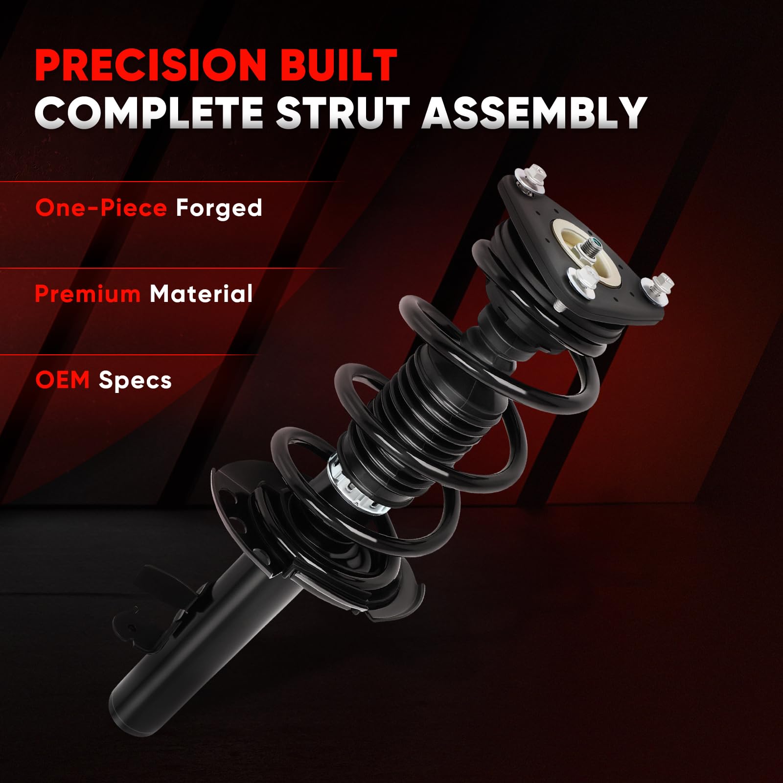 cciyu right strut mounted on hub illustrating direct-fit installation benefit