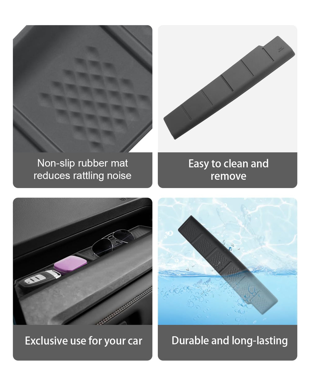 CDEFG anti-slip mat detail preventing items from sliding