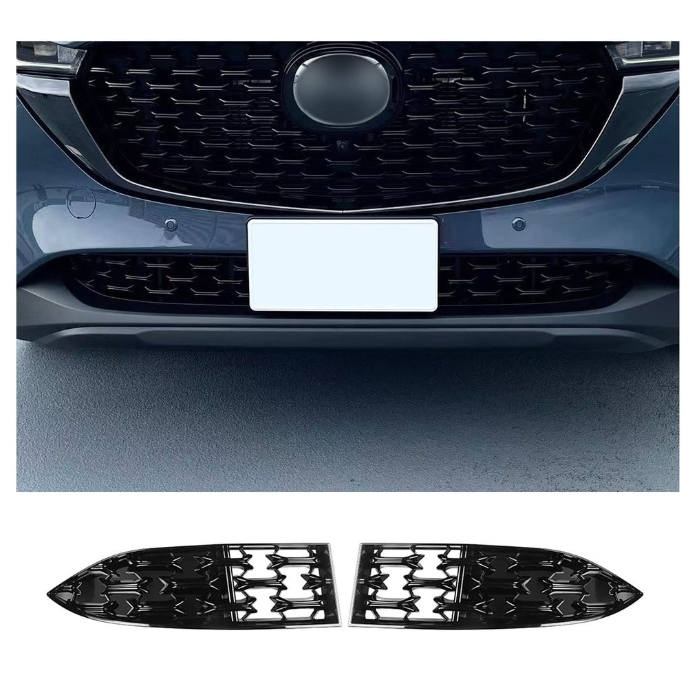 CDEFG front grill inserts front view showing fit and enhanced appearance