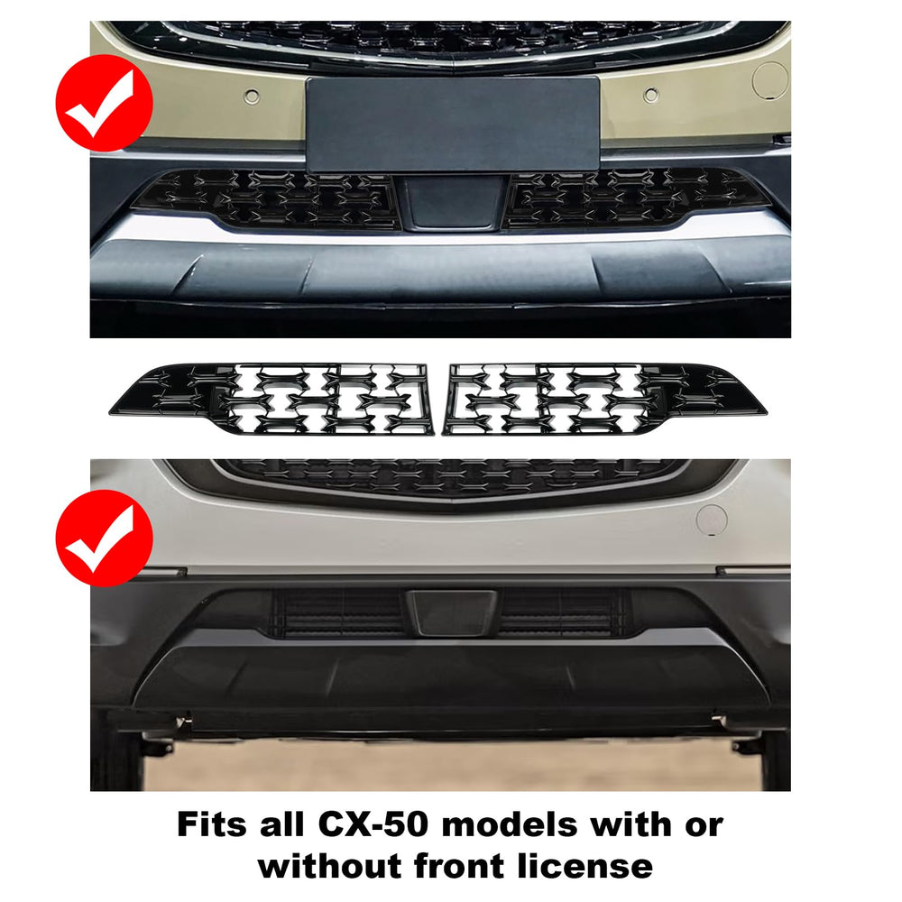 CDEFG grill insert close-up texture highlighting durable ABS finish and detail