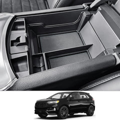 CDEFG front view console tray showing clean custom fit and added organization