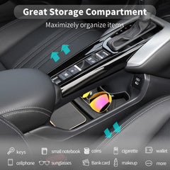 CDEFG textured rubber mat in organizer reducing noise and slipping of items
