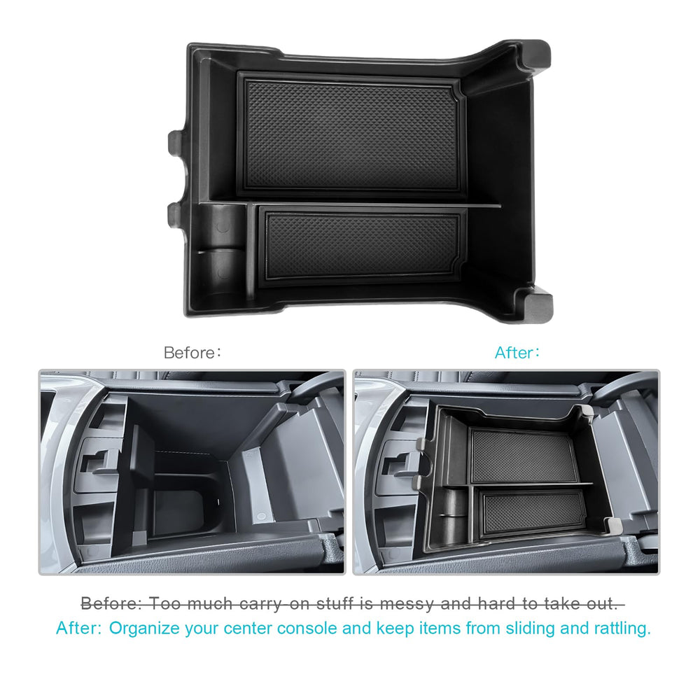 CDEFG top-down view highlighting multiple compartments and easy access