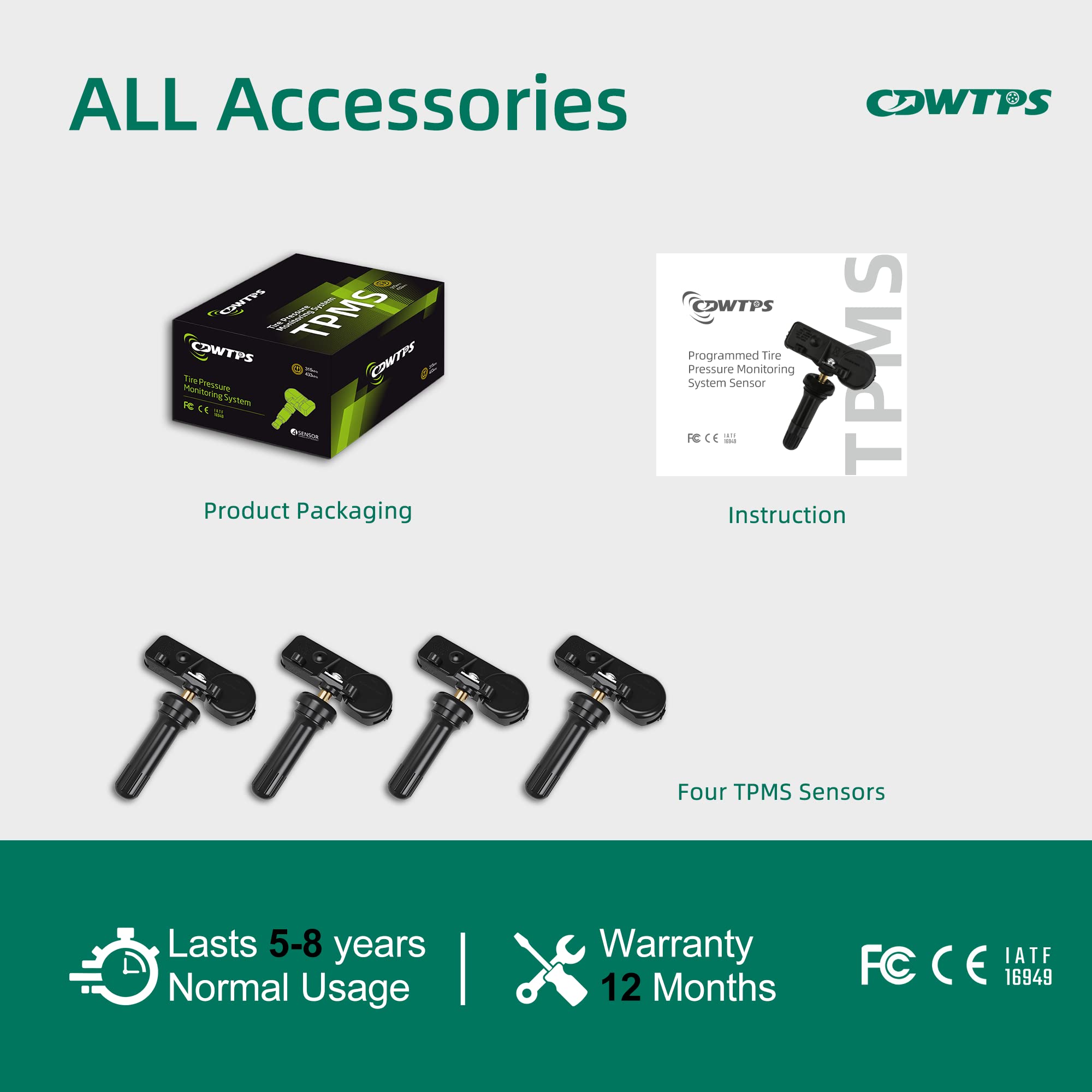 CDWTPS sensor next to ruler showing size and scale for accurate fitment