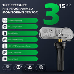 CDWTPS detailed view of sensor chip and CR2032 battery showing long-life performance