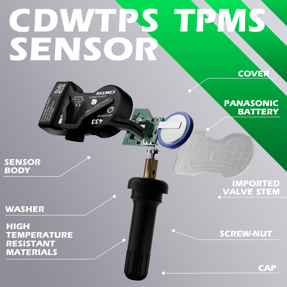 CDWTPS sensor valve detail showing durable construction and leak prevention