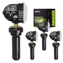 CDWTPS front packaging showing four 315MHz TPMS sensors and kit benefits