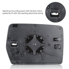 Cenfeild mirror glass snapped into F-150 housing restoring original appearance