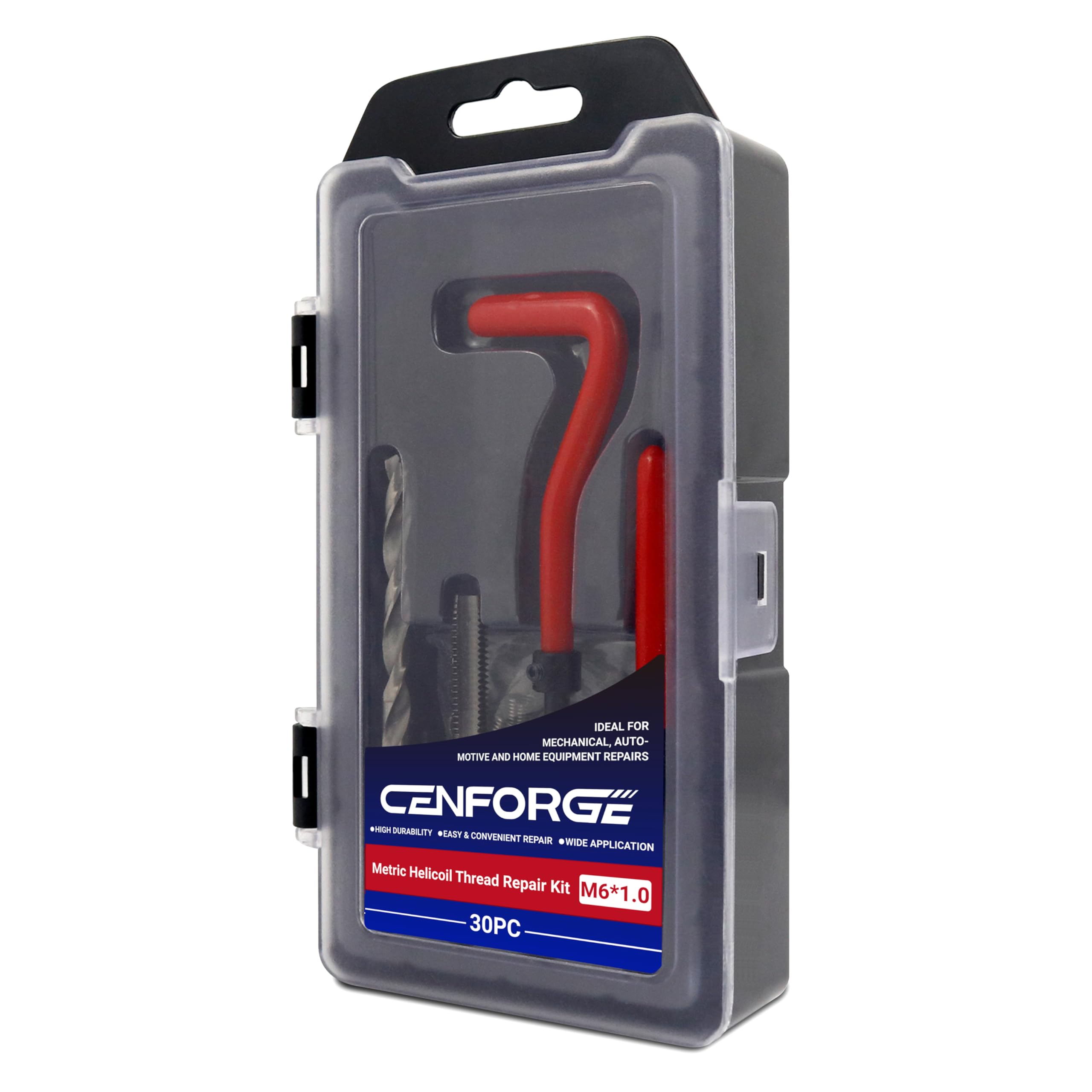 CENFORGE kit front view showing tools and inserts for fast organized repairs