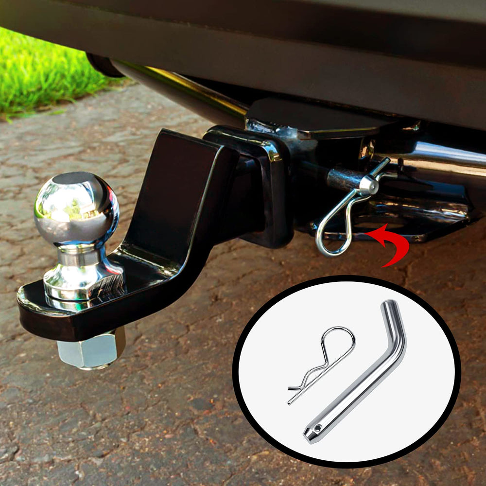 Cenipar clip engaged in receiver hole, prevents accidental pin removal