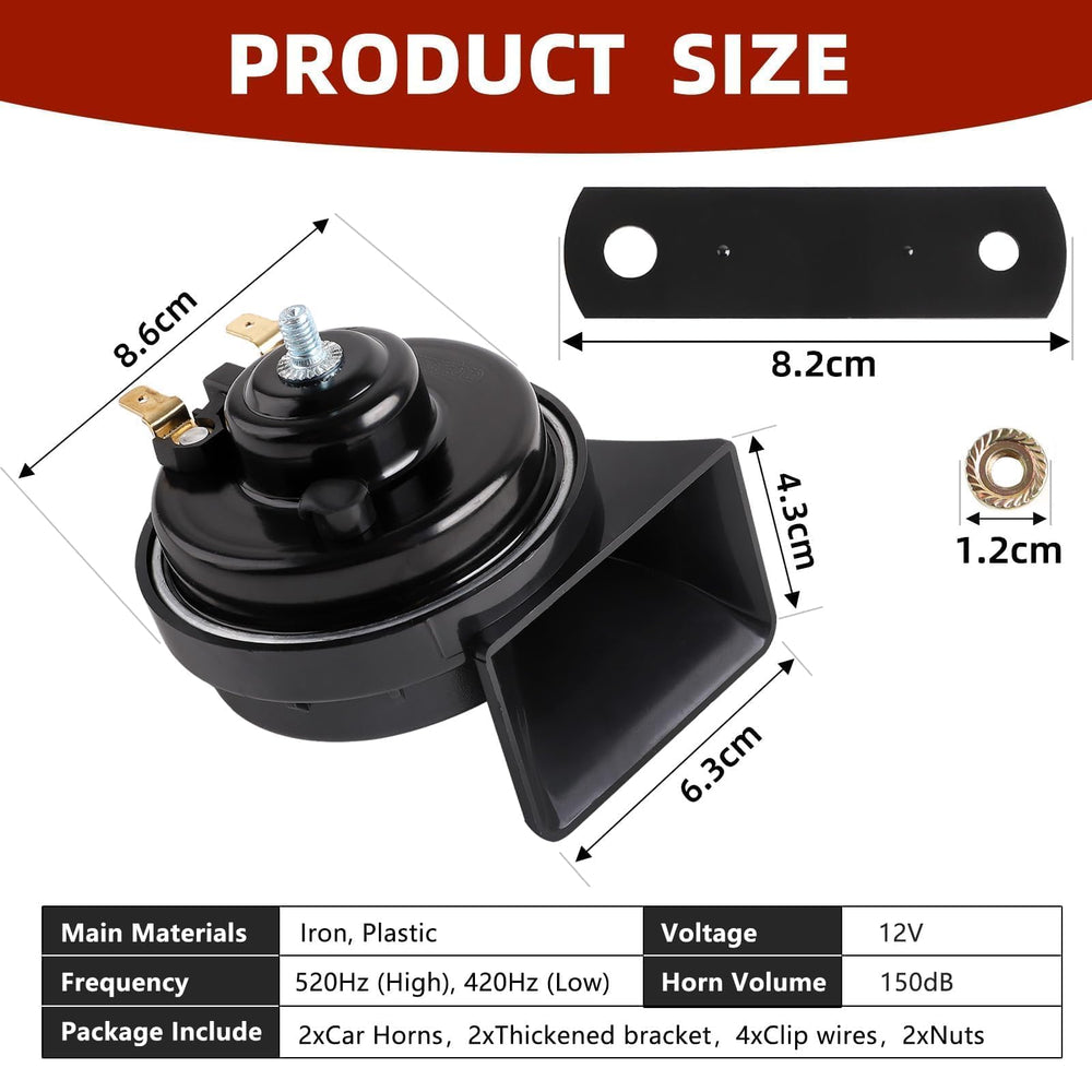 cenzhiwen horn mounted on truck illustrating strong sound projection in traffic