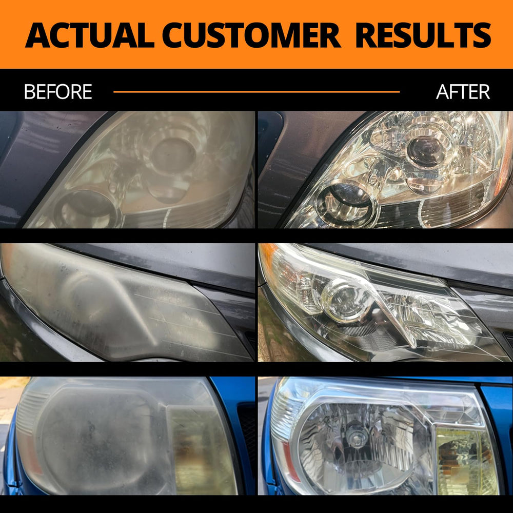 CERAKOTE applying wipe to headlight for easy DIY restoration