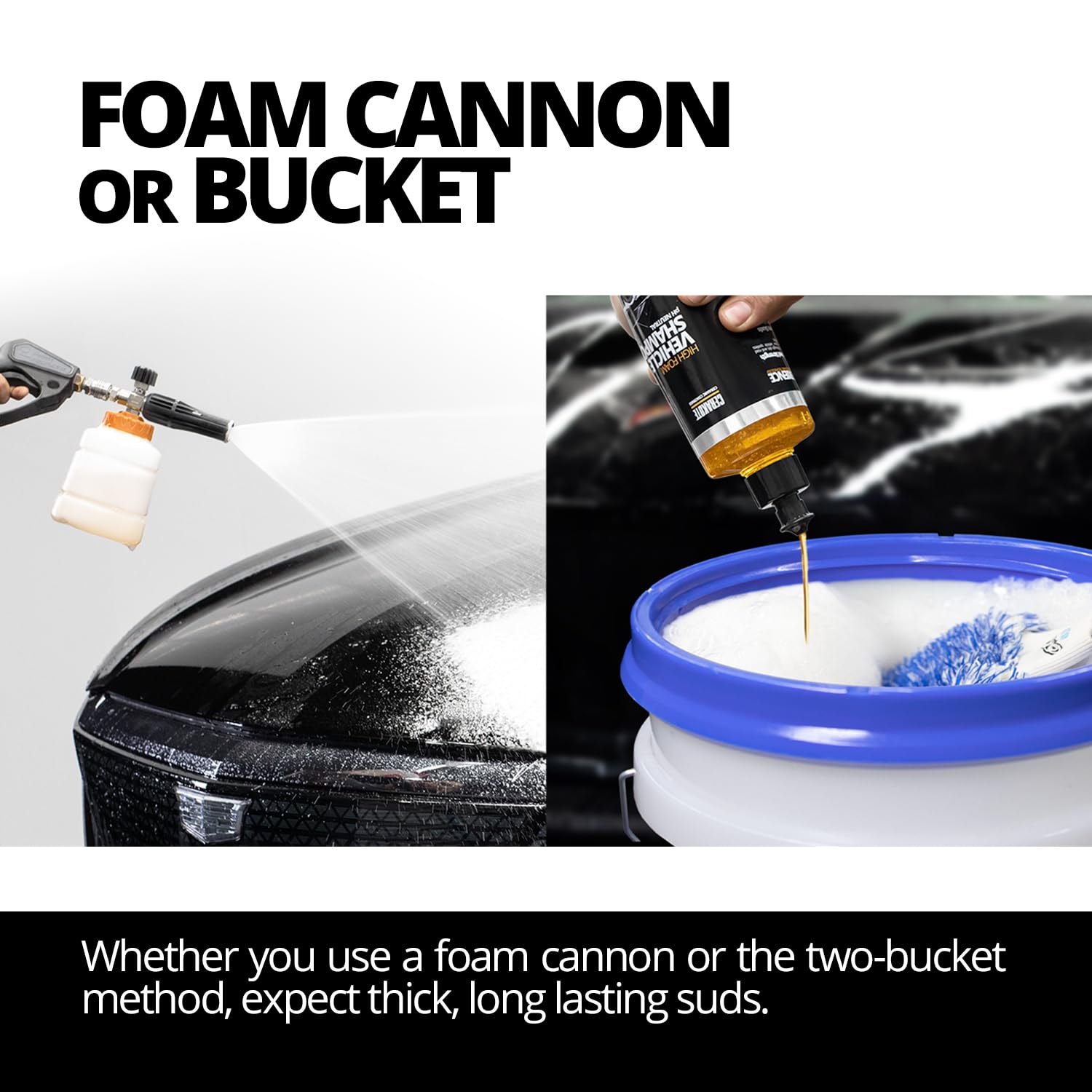 CERAKOTE in a two-bucket wash setup reducing surface scratches