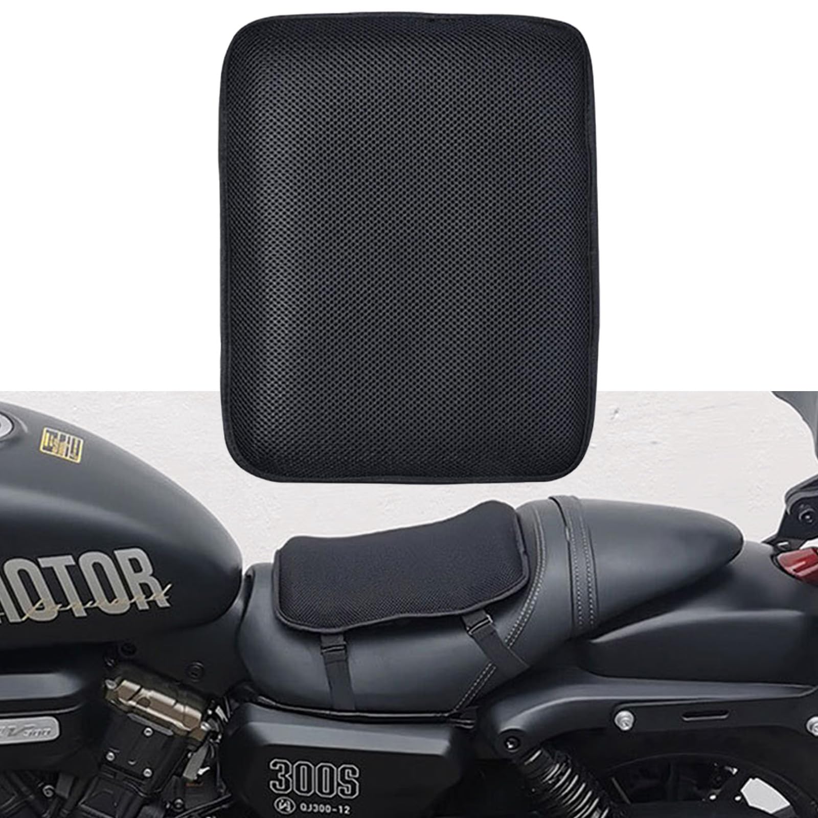 CERITORN front view of seat cushion showing compact shape and universal fit benefits