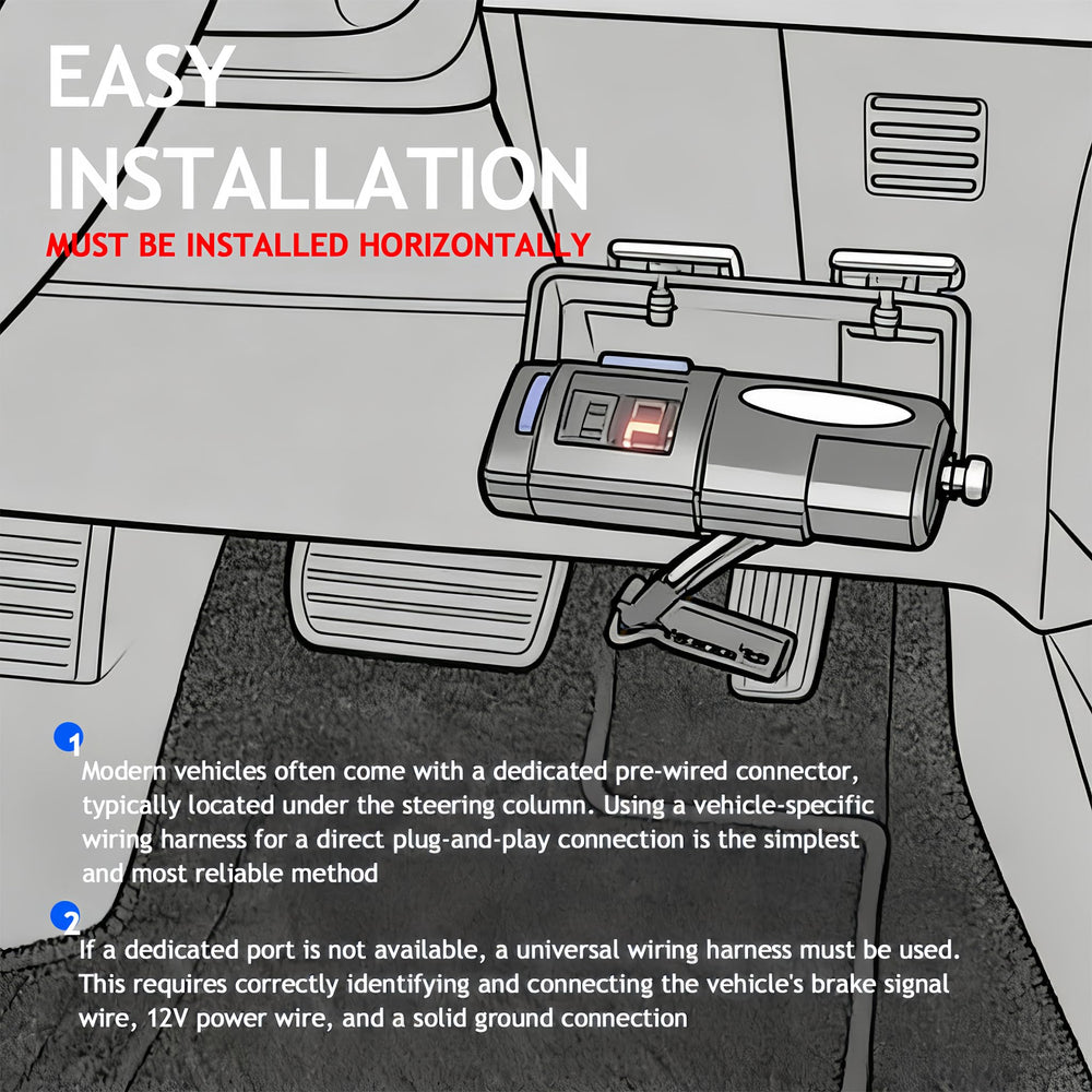 cermep auto installed in SUV cockpit for convenient driver access