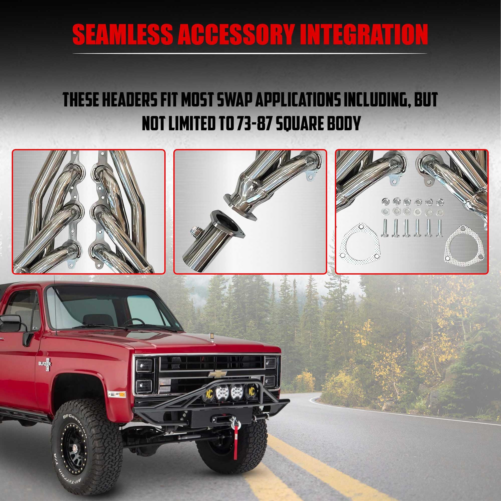 Certified Automotive Experts collector close-up showing welded joint strength for reliable exhaust flow