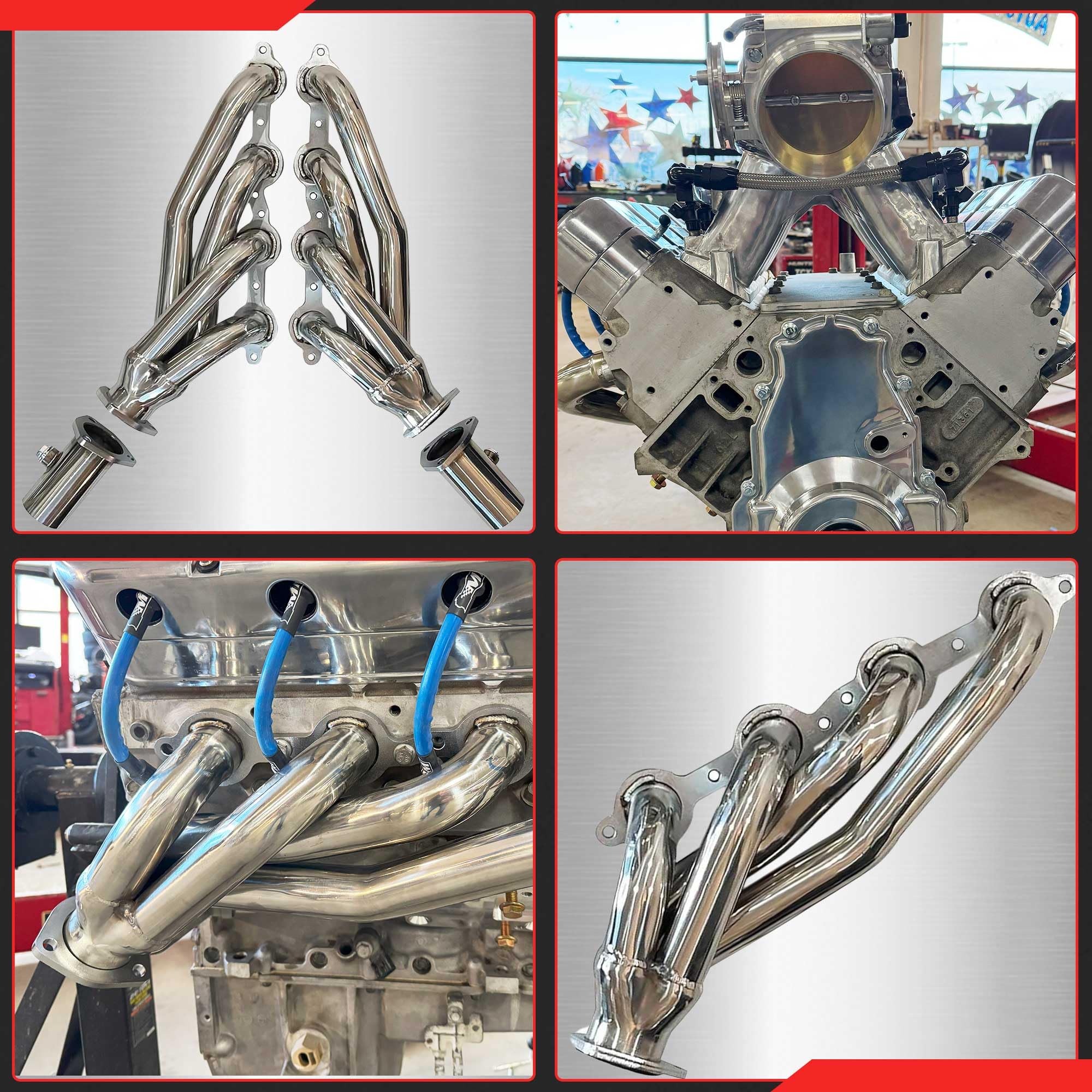 Certified Automotive Experts close-up of primary tubes highlighting smooth bends and heat resistance